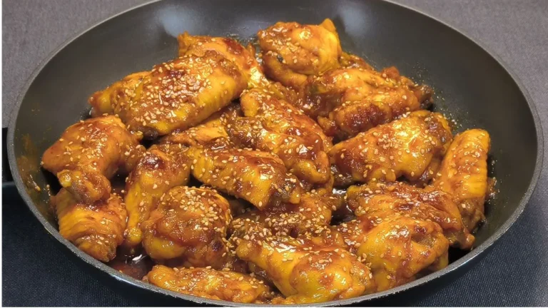 Alitas de Pollo a la Naranja en Sartén