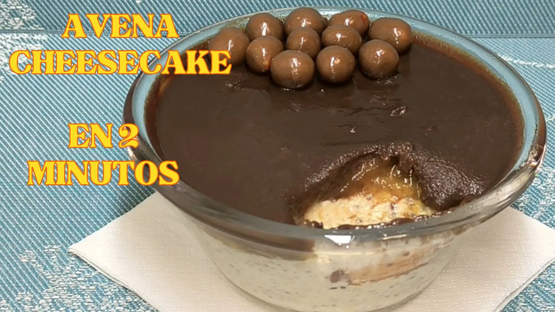 Cheesecake de avena cremoso en vaso, receta saludable de Cocina con Flory