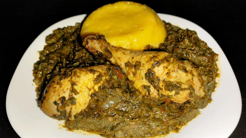 Pollo salteado con espinacas casero en salsa, receta de Cocina con Flory